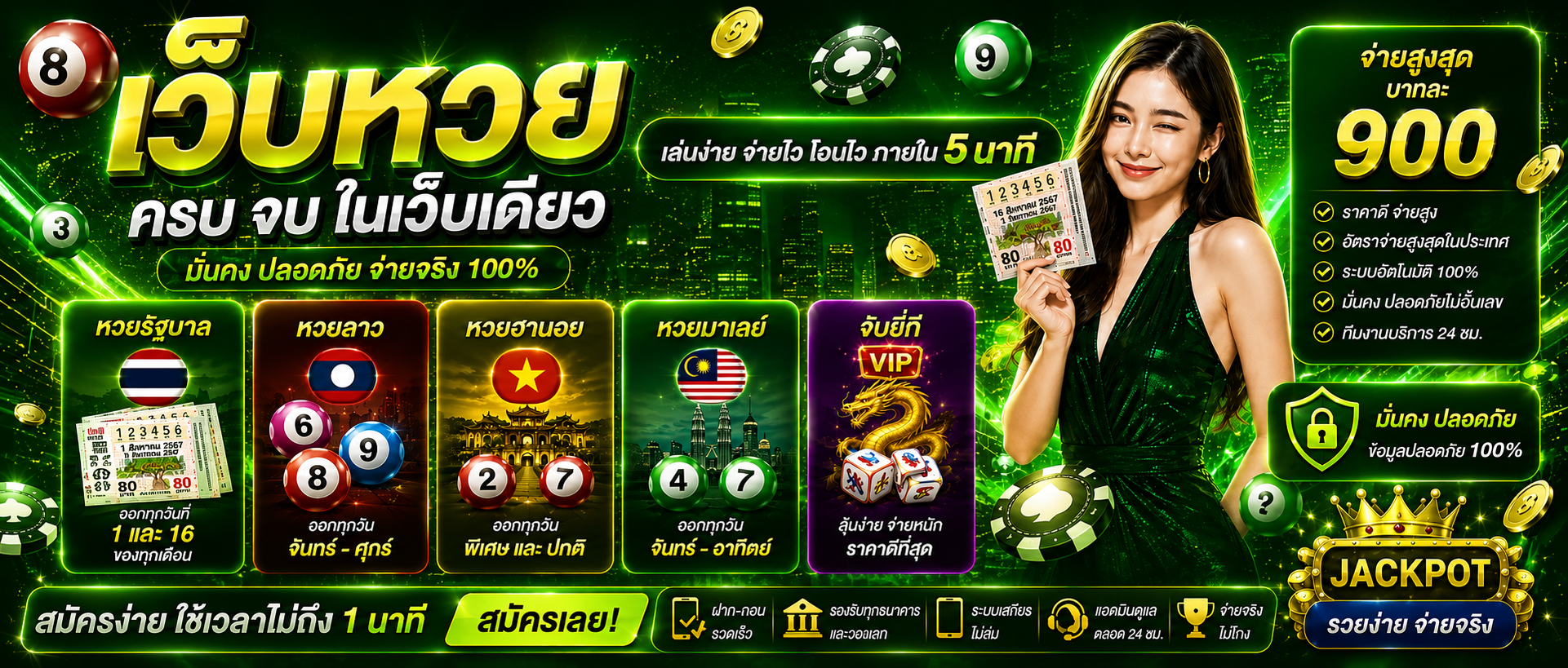 หวยเปิดรับเดิมพันแล้ว